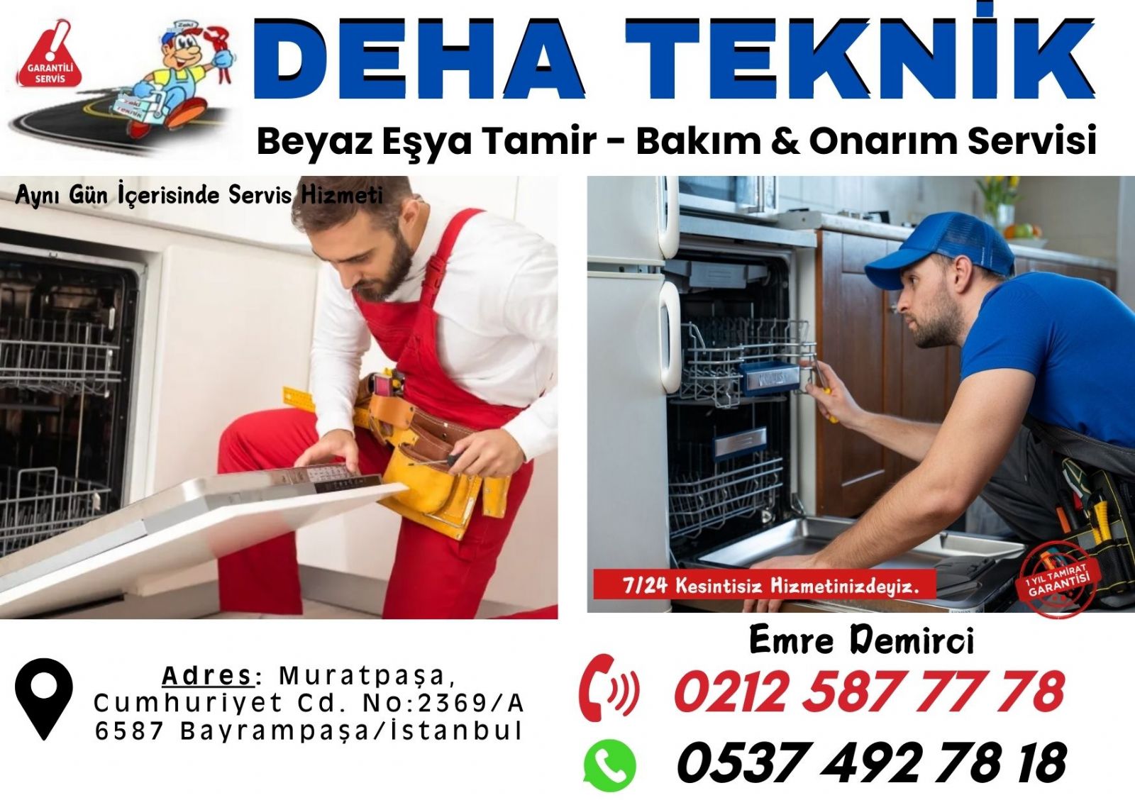 Bayrampaşa Bulaşık Makinesi Tamircisi